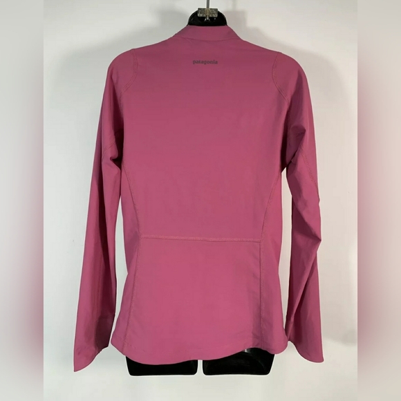 PATAGONIA Pink-Indigo Zipper Poly/Poly Blend Jacket Coat Women - Size S - Picture 2 of 3